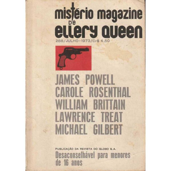 Livro - Mistério Magazine de Ellery Queen nº 288 (Globo)